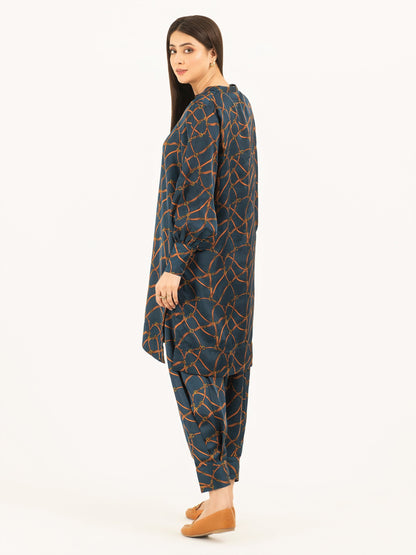 2 Piece Silk Suit-Printed (Pret)